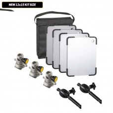 Dedo Reflector Kit with 4 reflectors SLR12-4 – 12x15cm